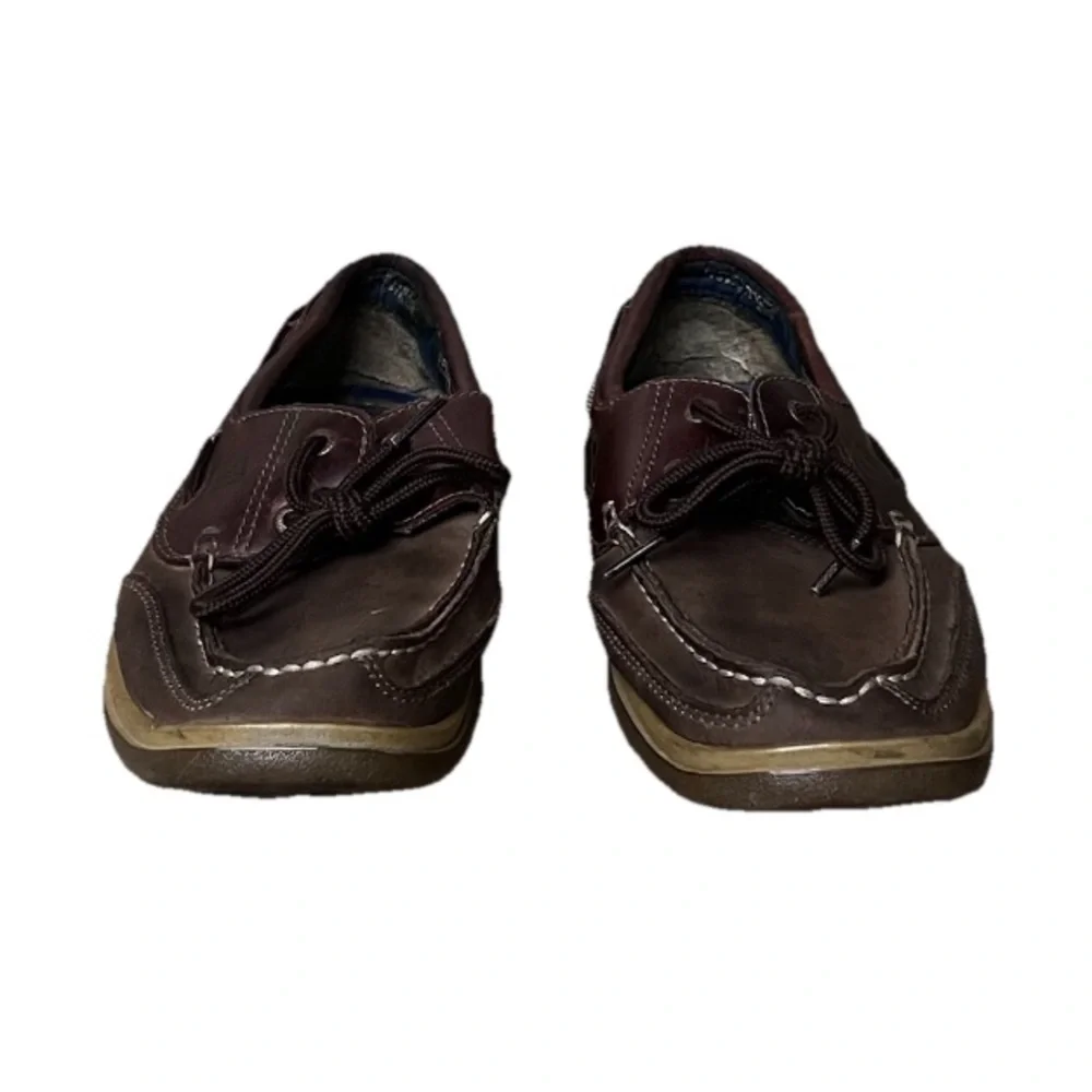 Sperry Top-Sider Brown Leather Boat Shoes Men’s 10.5M Classic Nautical Preppy